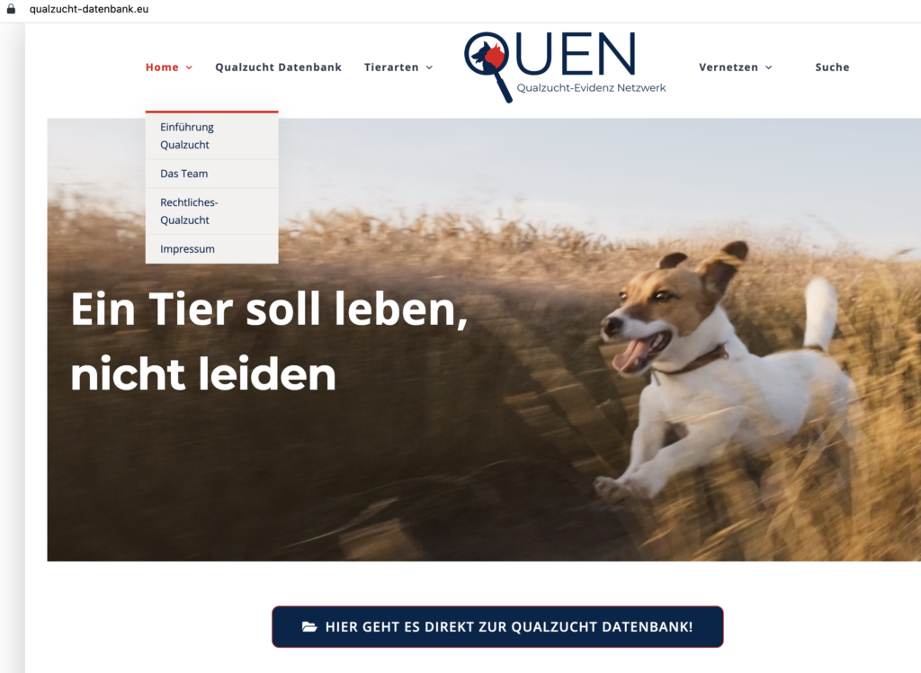 QUEN - Qualzucht Datenbank